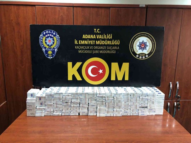 Adana’da Kaçakçılık Operasyonu