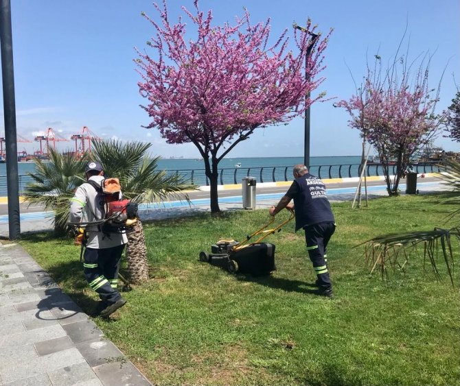 Akdeniz’de Parklar Bahara Hazırlanıyor