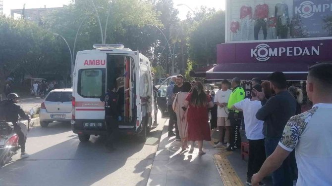 Dur İhtirana Uymayıp Ters Yönde Kaçarken Yayaya Çarptı: 2 Yaralı