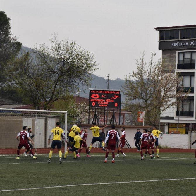 İ̇lk Yarı 6 Gol Yiyen Gölpazarı Belediyespor İkinci Yarı Maça Çıkmadı