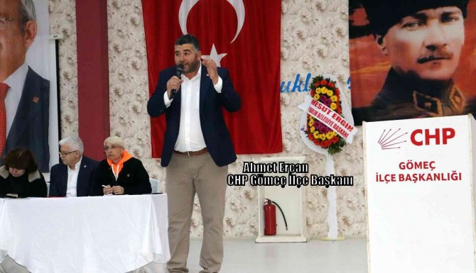 Gömeç Chp “Ahmet Ercan” Dedi