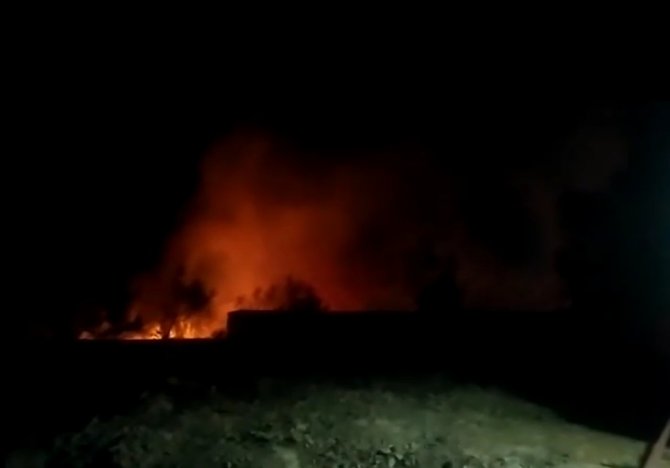 Hatay’da Bitki Örtüsü Alanındaki Yangın Büyümeden Söndürüldü