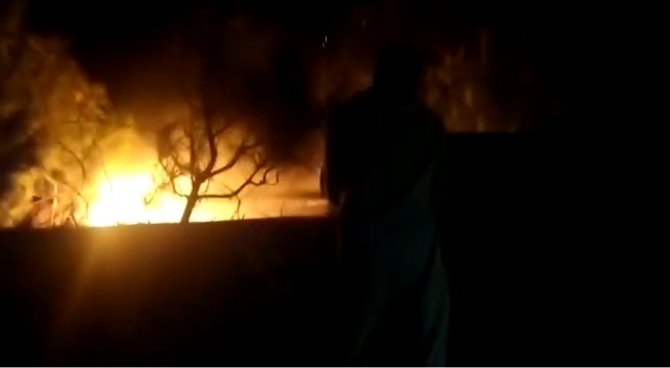 Hatay’da Bitki Örtüsü Alanındaki Yangın Büyümeden Söndürüldü