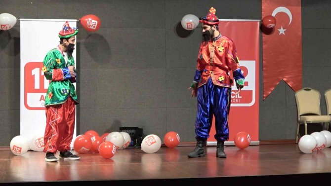 Karagöz Ve Hacivat ’112’nin Önemini Anlattı