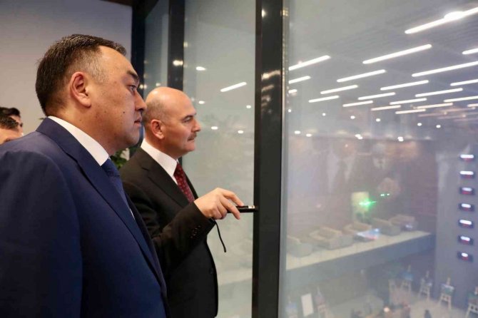 Bakan Soylu, Kırgız Mevkidaşı Niyazbekov İle Bir Araya Geldi