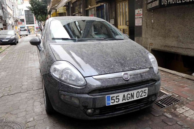 Samsun’da Çamur Yağdı