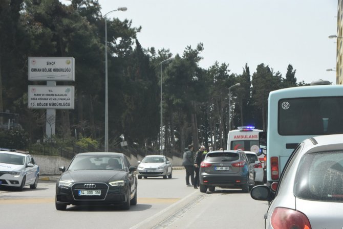 Cip Otomobile Çarptı: 1 Yaralı