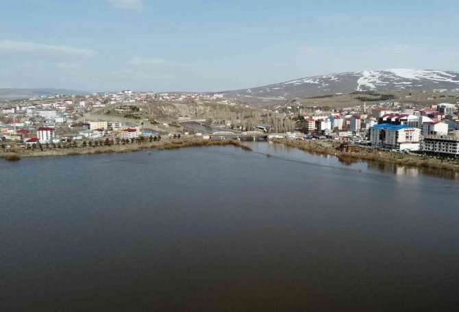 Sular Altında Kalan Ardahan Ovası Havadan Görüntülendi
