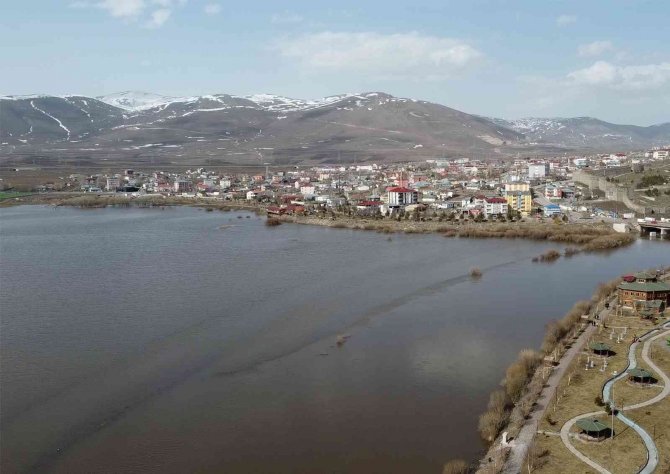 Sular Altında Kalan Ardahan Ovası Havadan Görüntülendi