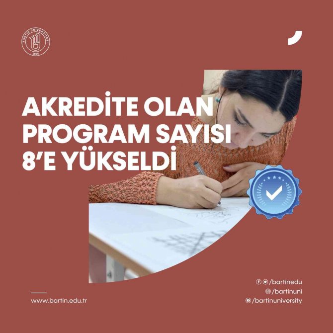 Bartın Üniversitesinde Akredite Olan Program Sayısı Artıyor