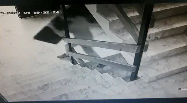 Kameralara Aldırmadan Televizyonu Böyle Çaldı