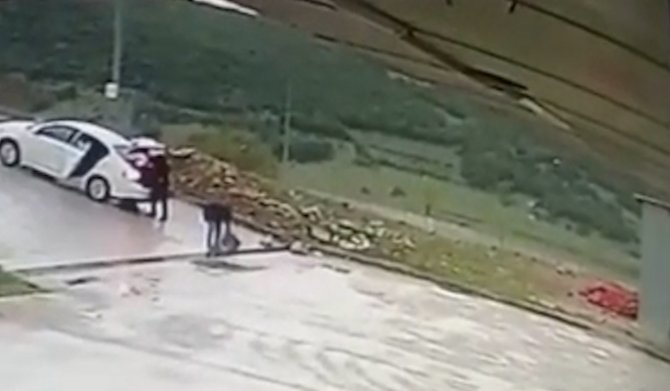 Bursa’daki Mazgal Hırsızlığı Kamerada