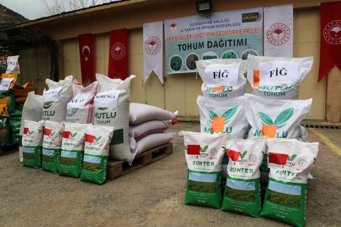Gümüşhane’de Üreticilere 46 Ton Yem Bitkisi Tohumu Dağıtıldı