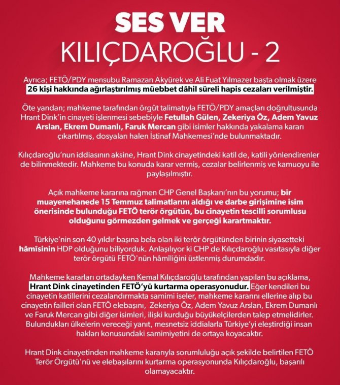 Bakan Soylu: “Fetö’yü Kurtarma Görevini Kılıçdaroğlu’na Kim Vermiştir?”