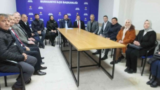 Ak Parti Balıkesir İ̇l Başkanlığı, İ̇lçe Ziyaretleri Programlarına Burhaniye İle Devam Etti.