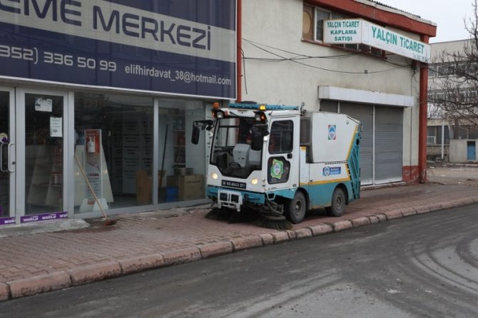 Melikgazi, Sanayi Sitelerini Baştan Sona Temizledi