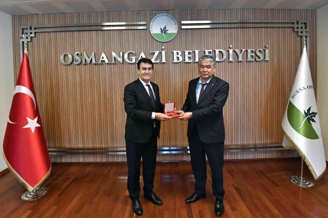 Genel Sekreter Raev İlk Resmi Ziyaretini Osmangazi’ye Yaptı
