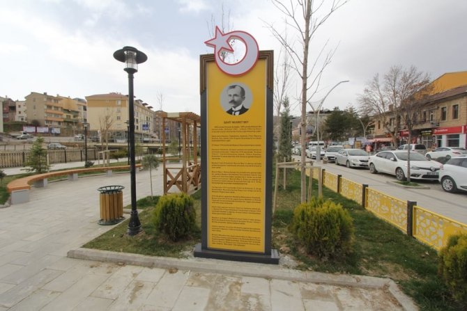 Şehit Nusret Bey’in Biyografisinin Olduğu Levha Adını Taşıyan Parka Yerleştirildi