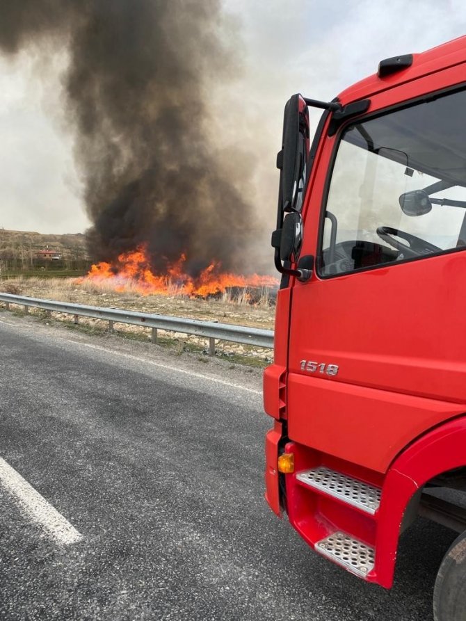 Van’da Sazlık Yangını