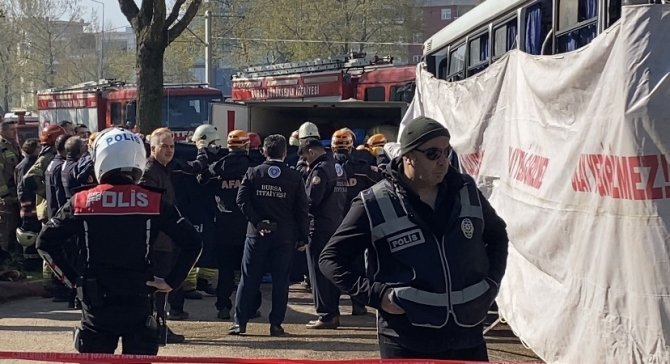 Bursa’daki Patlamada Şehit Olan Ceza İnfaz Koruma Memurunun Naaşı Adli Tıp Kurumuna Kaldırıldı