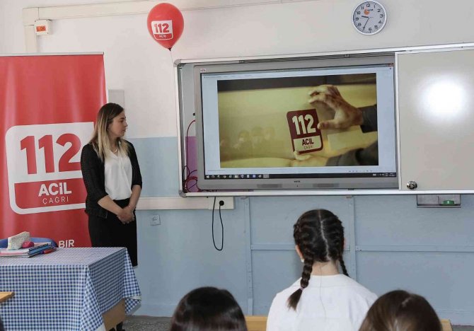 Çorum’da 90 Bin Öğrenciye Eş Zamanlı 112 Eğitimi