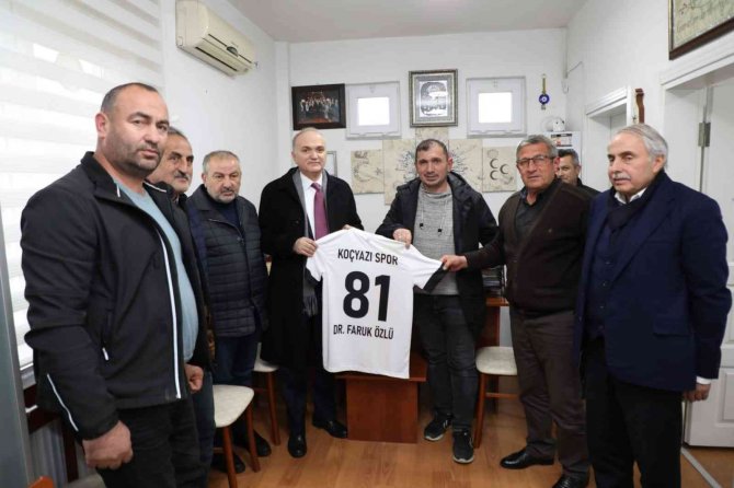 Başkan Özlü’den Amatör Sporlara Yatırım