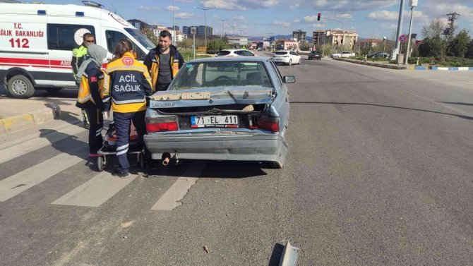 Kırıkkale’de İki Otomobil Çarpıştı: 1 Yaralı