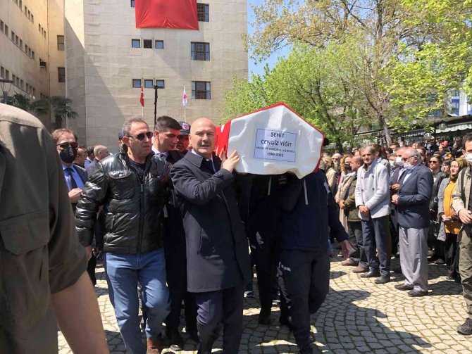Şehit İnfaz Koruma Memuru İçin Adliyede Tören Düzenlendi