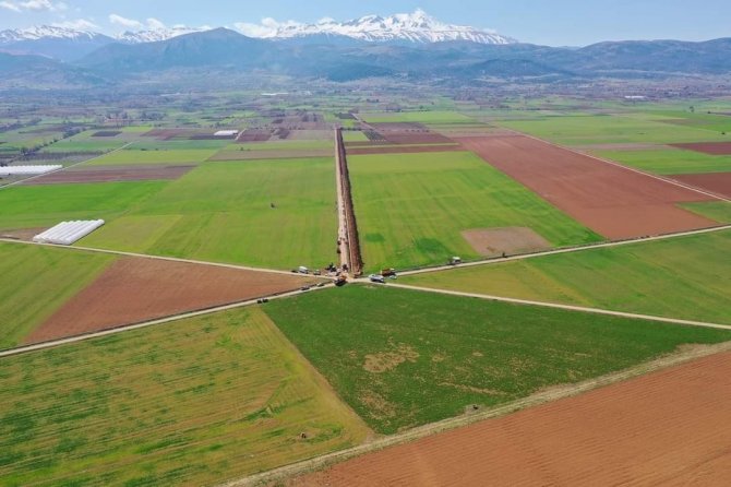 Atabey Ovası Sulama Sistemi Yenileniyor