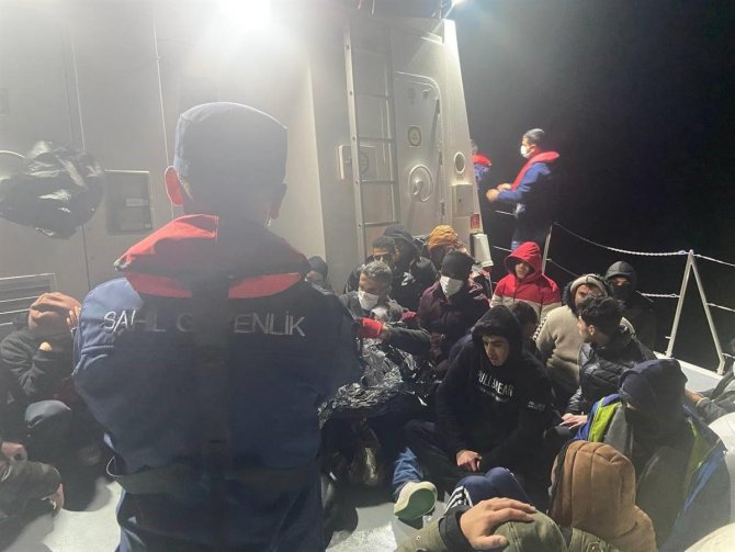 Aydın’da 28 Düzensiz Göçmen Kurtarıldı