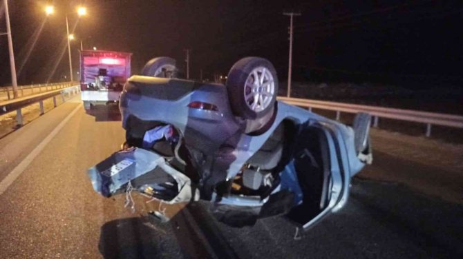 Nişanlı Çift Kazada Yaralandı