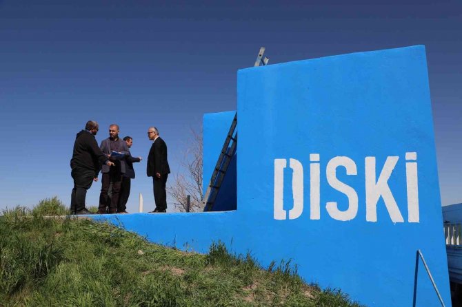 Di̇ski̇’den Su Depolarında Bakım Ve Onarım Çalışması