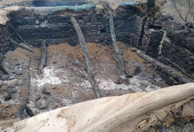Kulp’ta Ahır Yangını: 76 Hayvan Telef Oldu