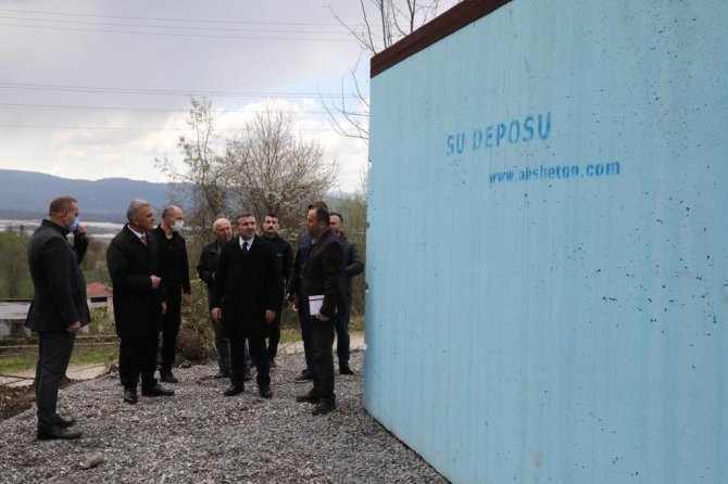 Yeni Yapılan Su Deposu Hizmete Girdi