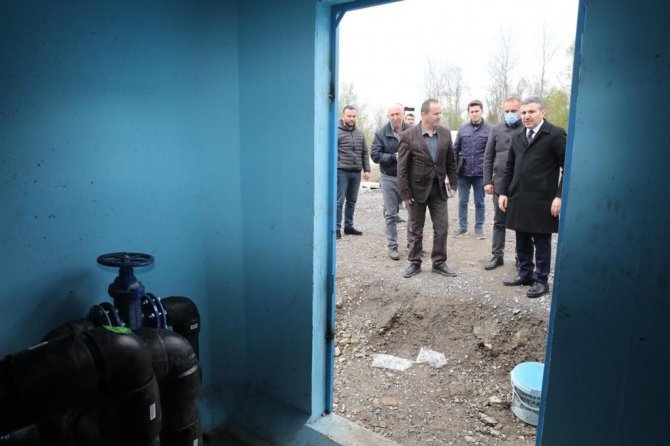 Yeni Yapılan Su Deposu Hizmete Girdi