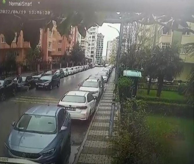 Maltepe’de Pitbullun Saldırdığı Vatandaş Otomobilin Üzerine Çıkarak Canını Kurtardı