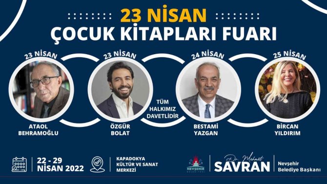 23 Nisan Çocuk Şenliği Ve Çocuk Kitapları Fuarı Açılıyor