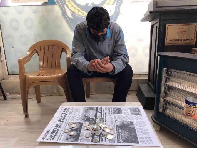 Sinop’a Dışarıdan Gelen Dilenciyi Zabıtalar Yakaladı