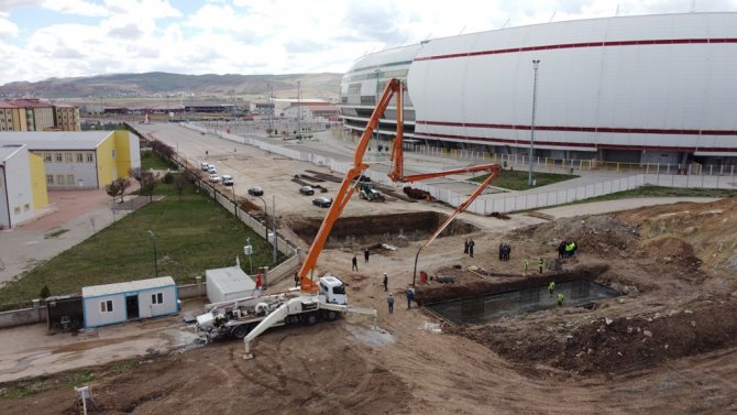 Stadyum Yanı Üst Geçit Ve Bağlantı Yolu Projesi Devam Ediyor