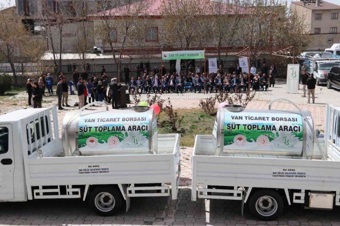 Vantb’de Süt Tankı Teslim Töreni