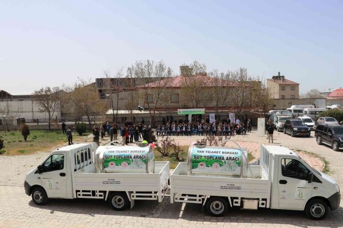 Vantb’de Süt Tankı Teslim Töreni