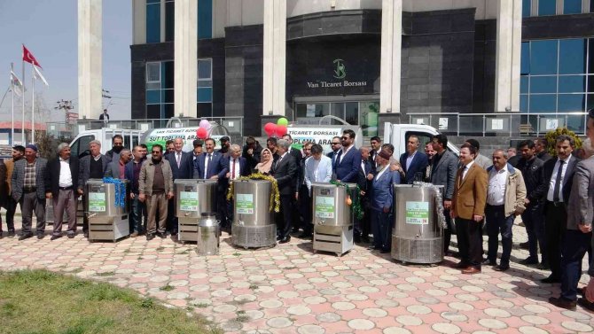 Vantb’de Süt Tankı Teslim Töreni