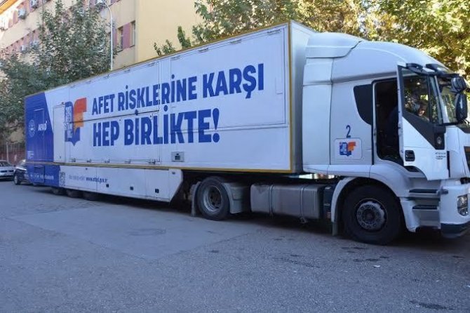 Afad Simülasyon Tırında Deprem Eğitimi