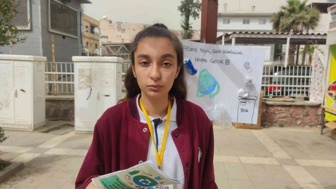 Silopi’de ’Sıfır Atık Projesi’ İle Öğrenciler Vatandaşı Bilgilendirdi