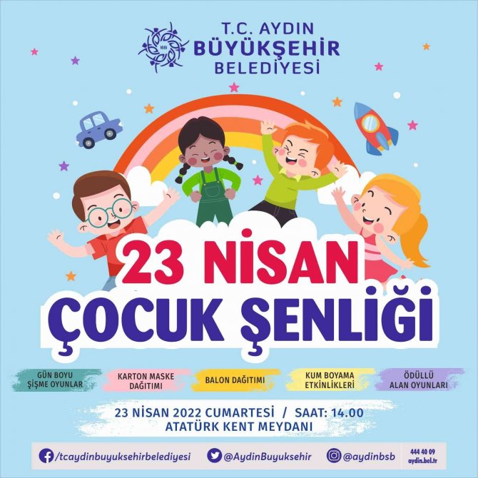 Aydın Büyükşehir Belediyesi 23 Nisan’ı Coşkuyla Kutlayacak