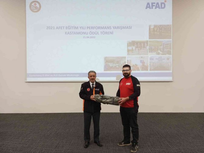 Afet Eğitim Yılı Performans Yarışması’nda Ödüller Sahiplerine Verildi