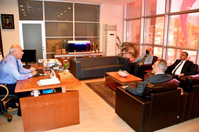 Kaymakam Güney, Başkan Tuncel İle Görüştü