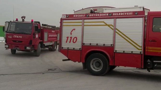 Fabrikanın Üretim Bölümünde Çıkan Yangın Söndürüldü
