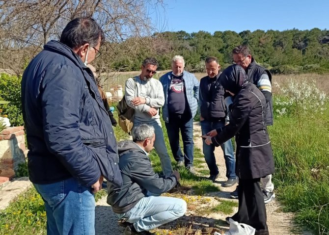 Tekirdağ Bağcılık Araştırma Enstitüsü, Çanakkaleli Bağcıları Bilgilendirdi