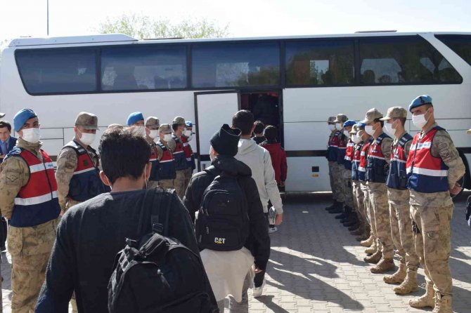 Düzensiz Göçmenler Sınır Dışı Ediliyor